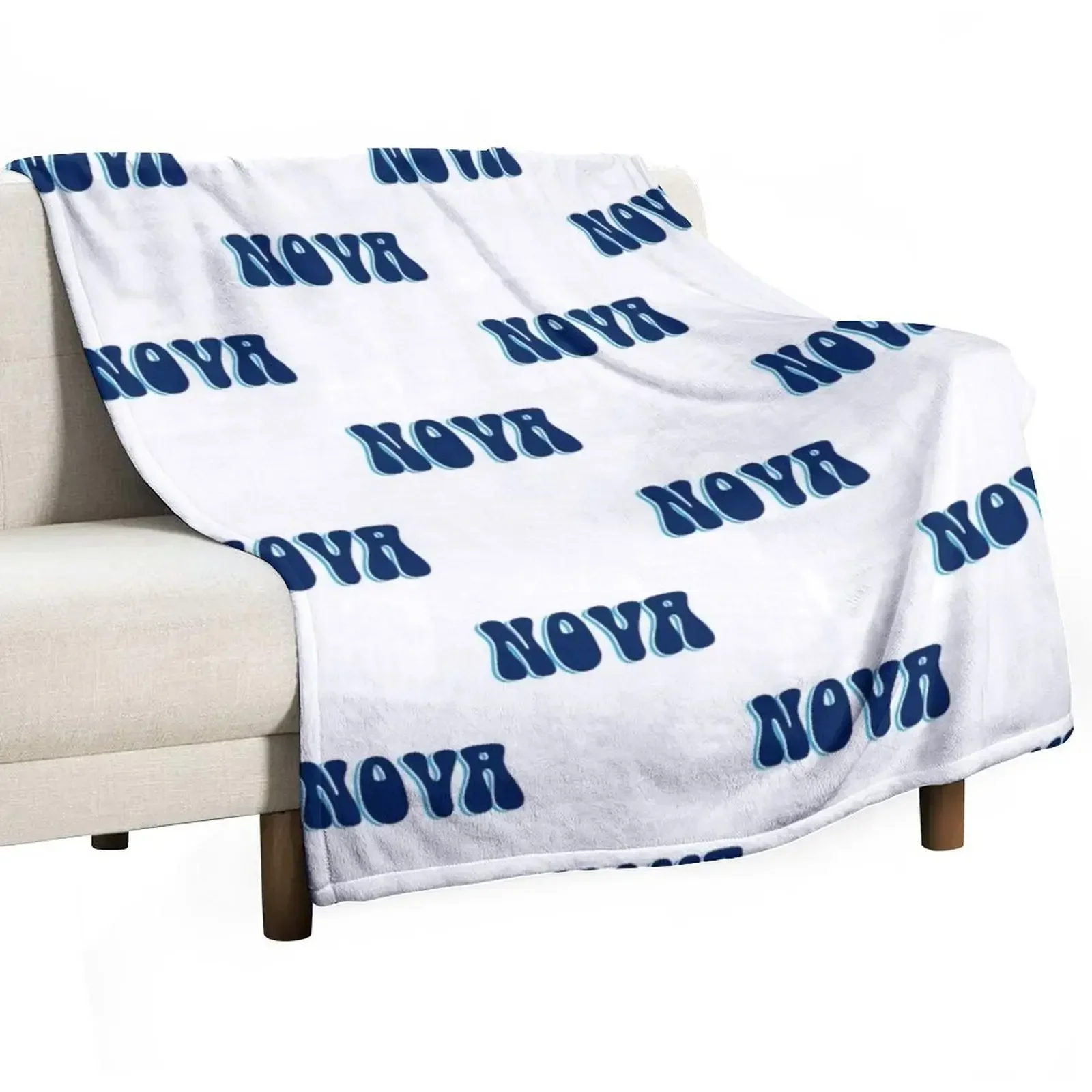 Nova Decor & Lighting Vase Glass Brun 26Cm - Nova Villanova University Throw Blanket Blankets