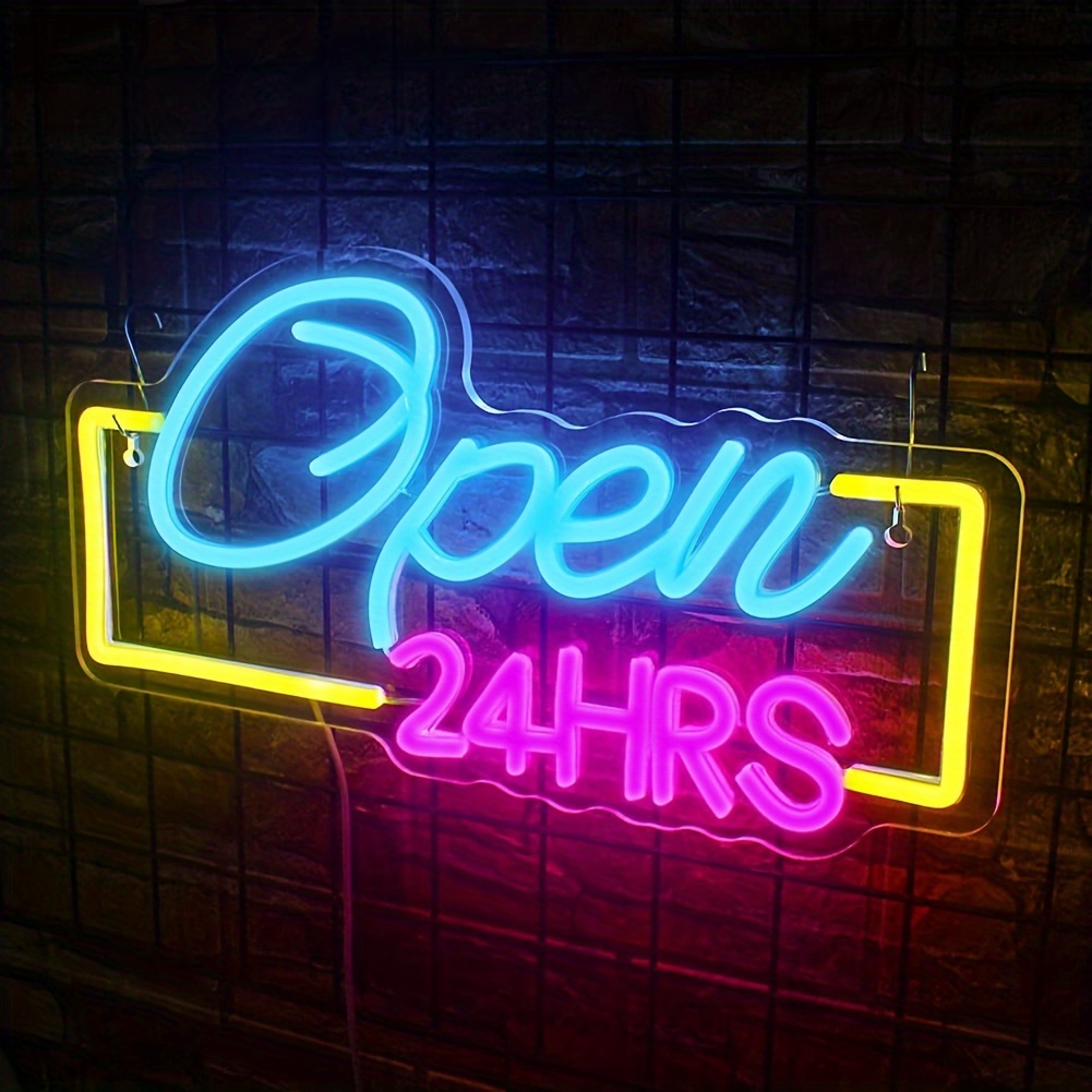 Decor Lighting Opening Hours - Open 24 Hours Led Neon Signs