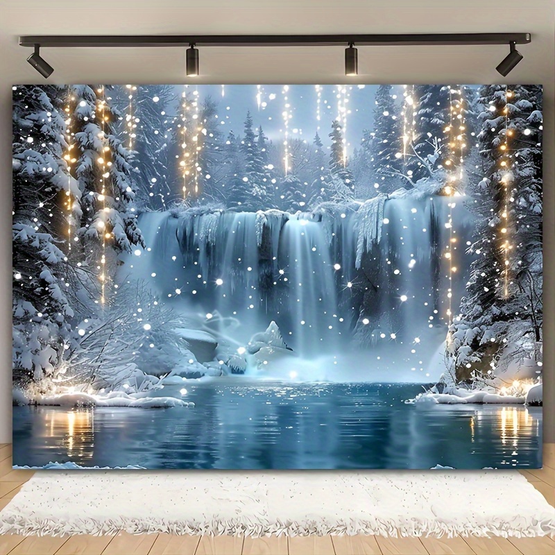 Elements Lighting Decor - Christmas fantasy background fabric - Bright