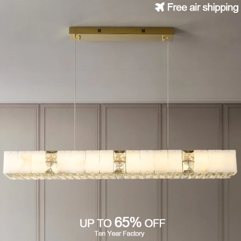 Elements Lighting Decor - Gold Black Modern LED Chandelier with