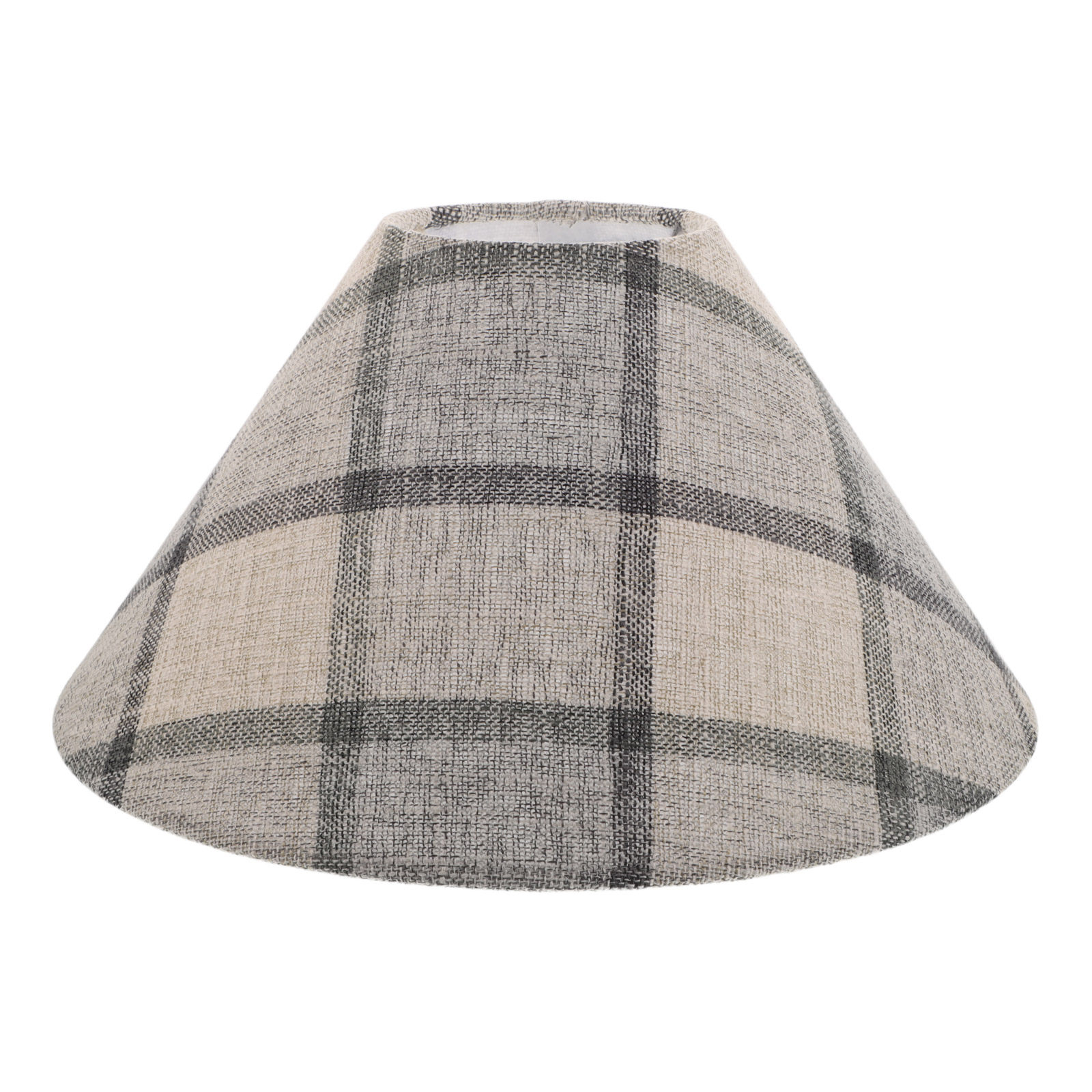 Timeless Plaid Fabric Drum Lam - Decor Timeless Lighting 评论和价格