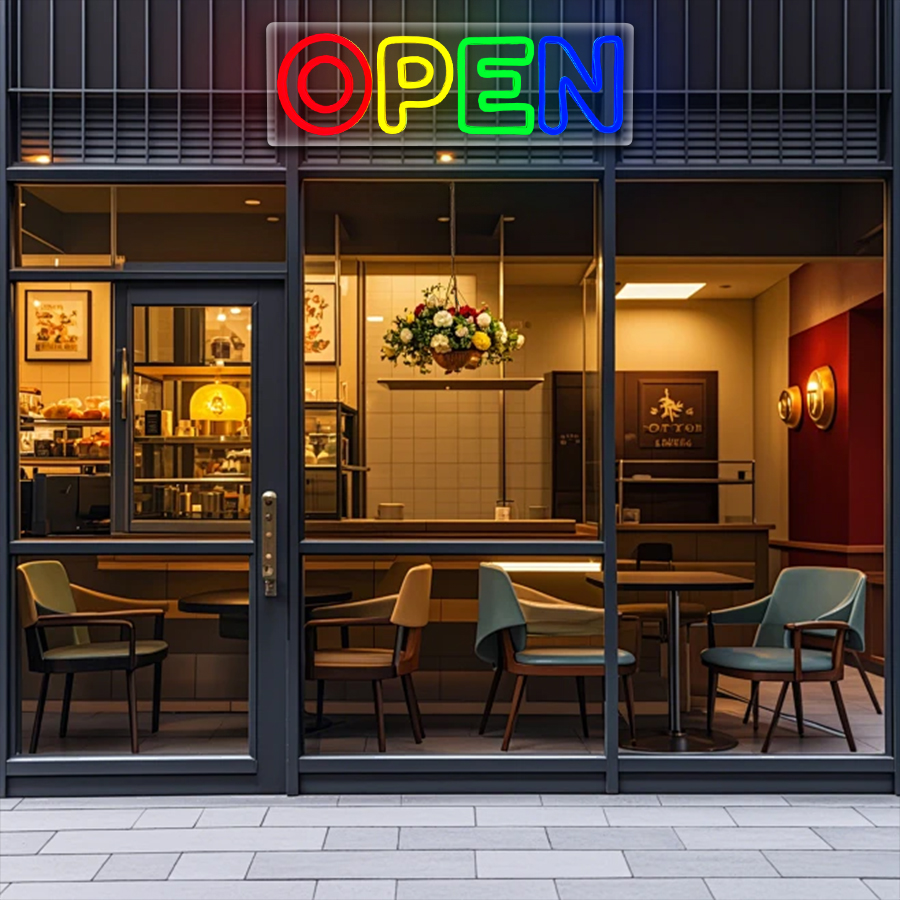 Open LED Neon Signs Light Busi - Decor Lighting Opening Hours 评论和价格