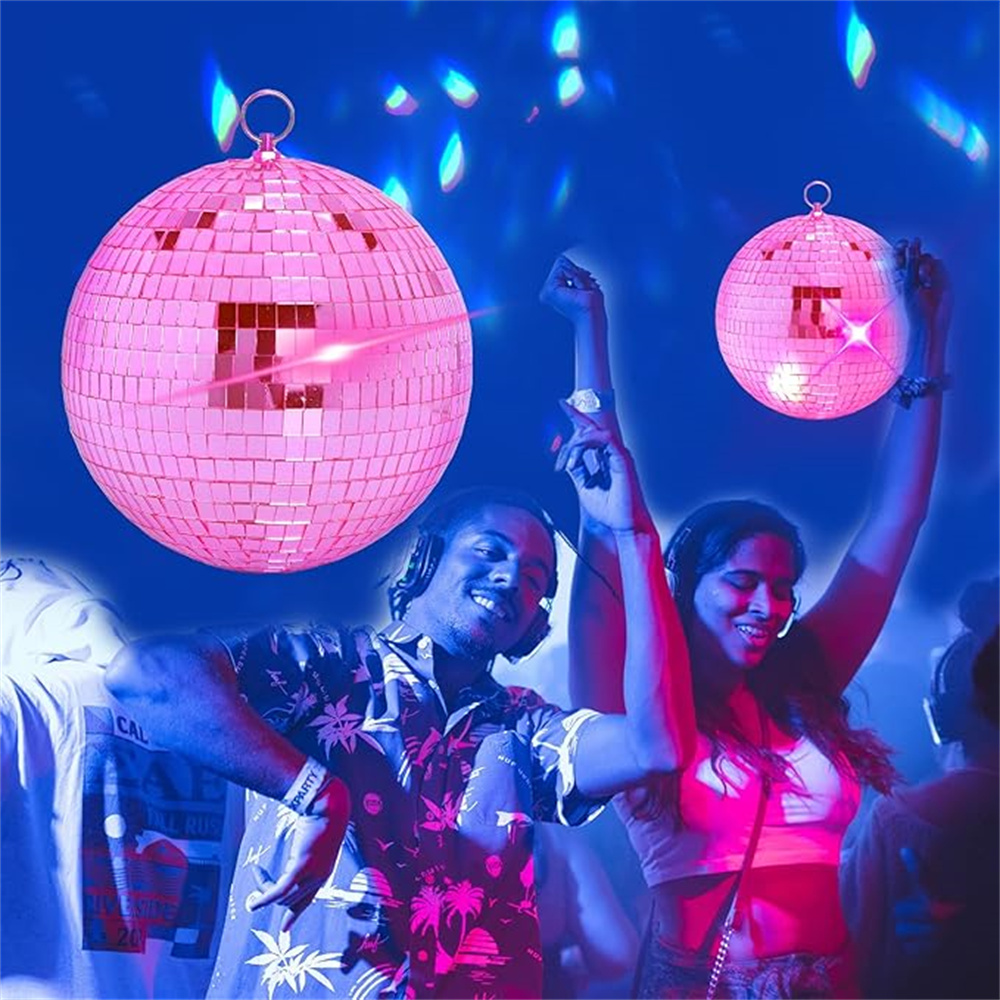 Pink Reflective Mirror Balls,  - Disco Ball Mirror 评论和价格