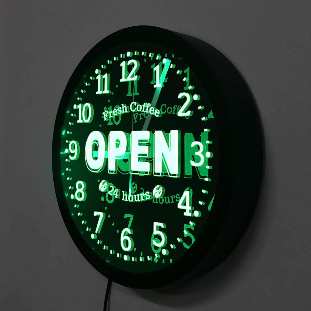 Fresh Coffee Open 24 Hours LED - Decor Lighting Opening Hours 评论和价格