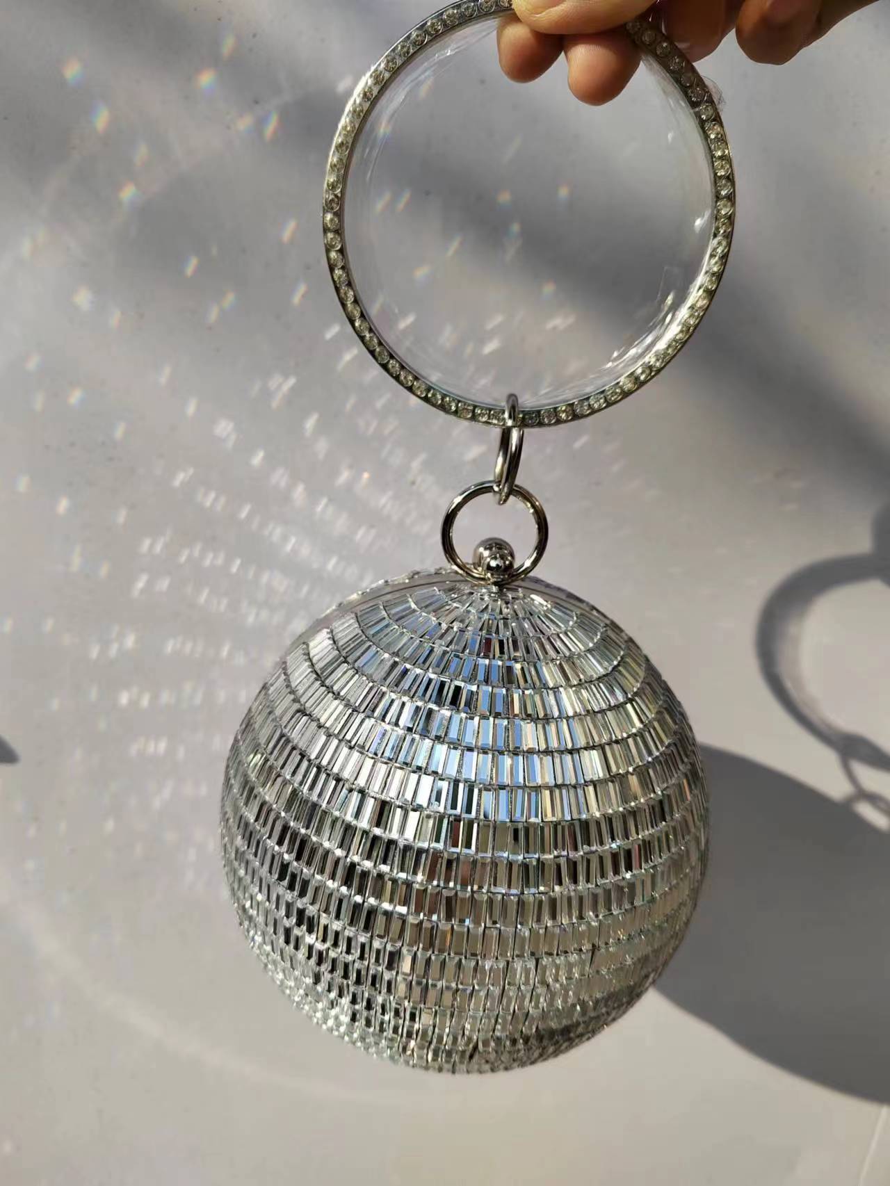2025 High End Purse Silver Dis - Disco Ball Mirror 评论和价格
