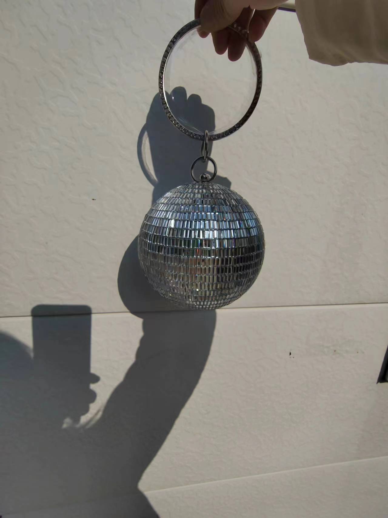 2025 High End Purse Silver Dis - Disco Ball Mirror 评论和价格