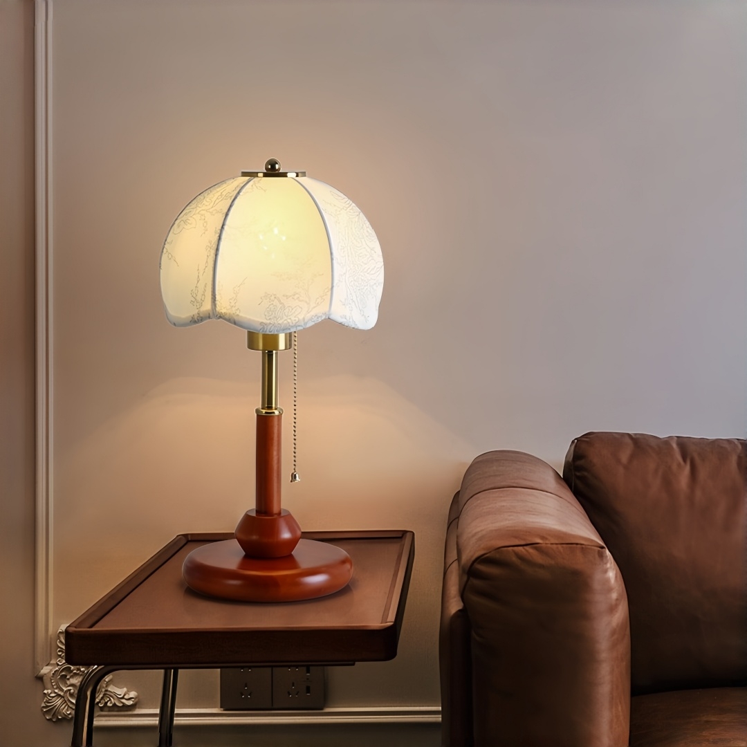Vintage Scalloped Dome Table L - Lighting Decor For Room 评论和价格