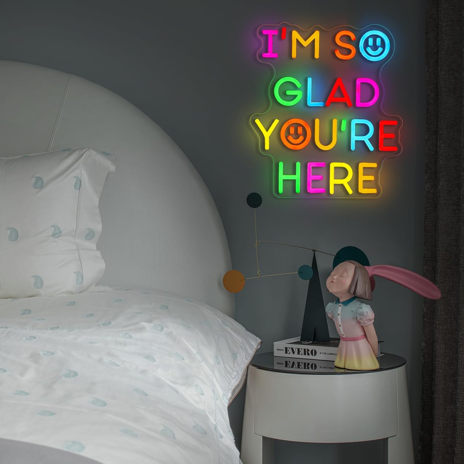  I'm So Glad You‘re Here Neon - Wall Decor Lighting 评论和价格