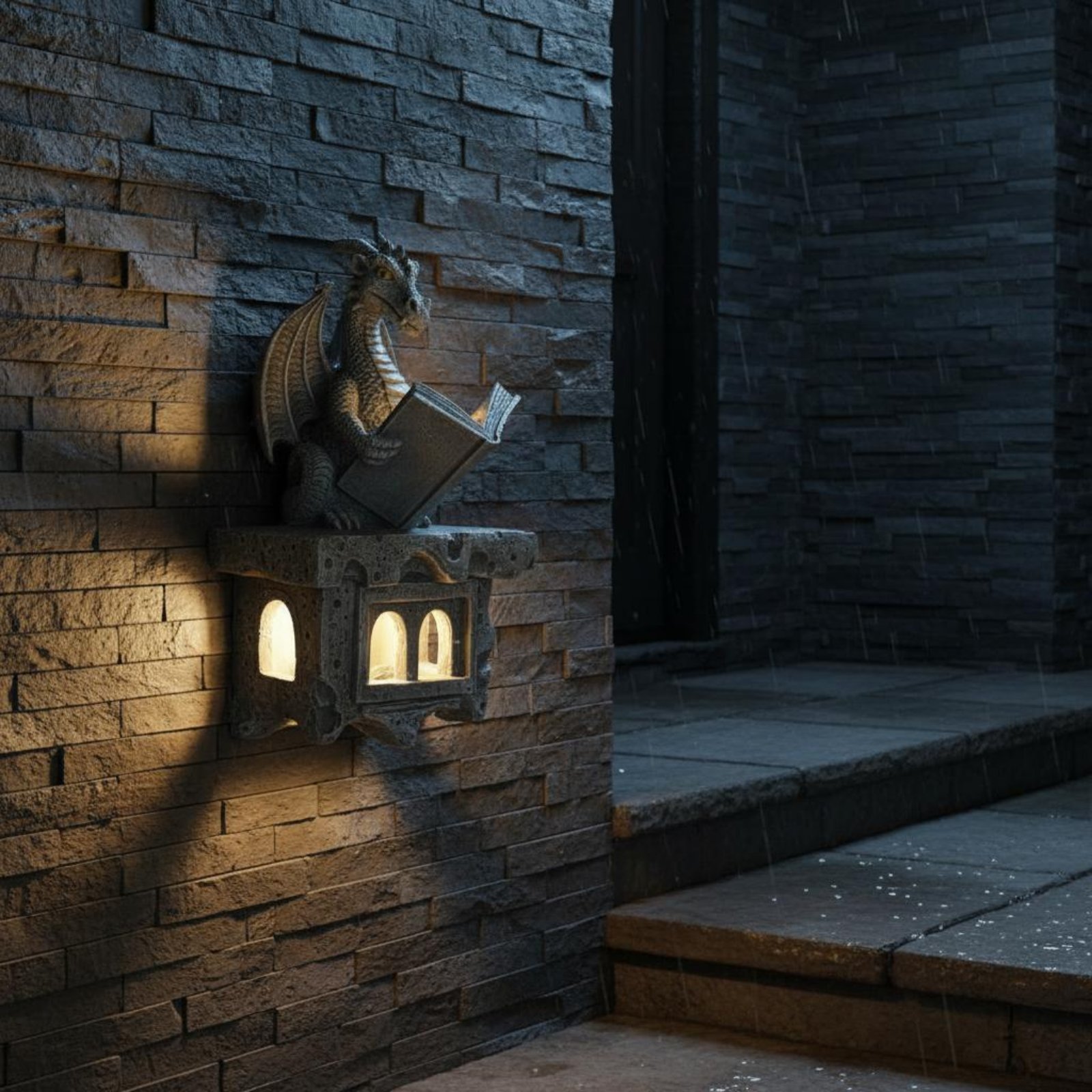 Solar Wyvern Wall Shine Auto O - Wall Decor Lighting 评论和价格