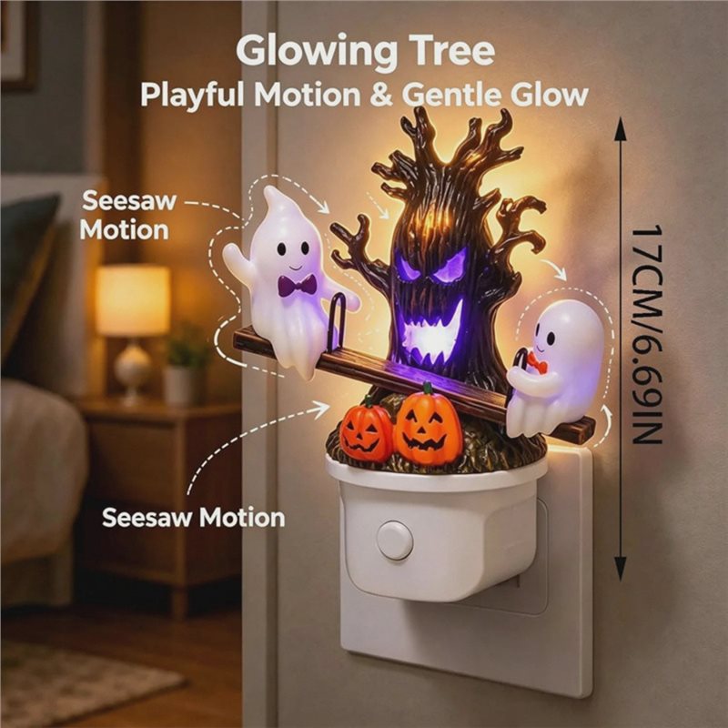 YANA50I Halloween Decor For Be - Wall Decor Lighting Tree 评论和价格