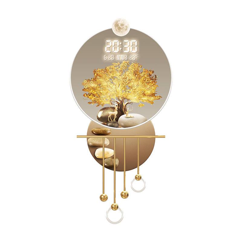 Light luxury style, wealth tre - Wall Decor Lighting Tree 评论和价格