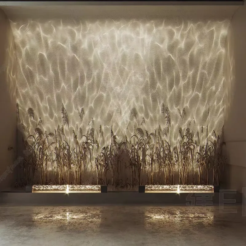 Smart 3D Wall Wash Flame Proje - Lighting Decor For Room 评论和价格