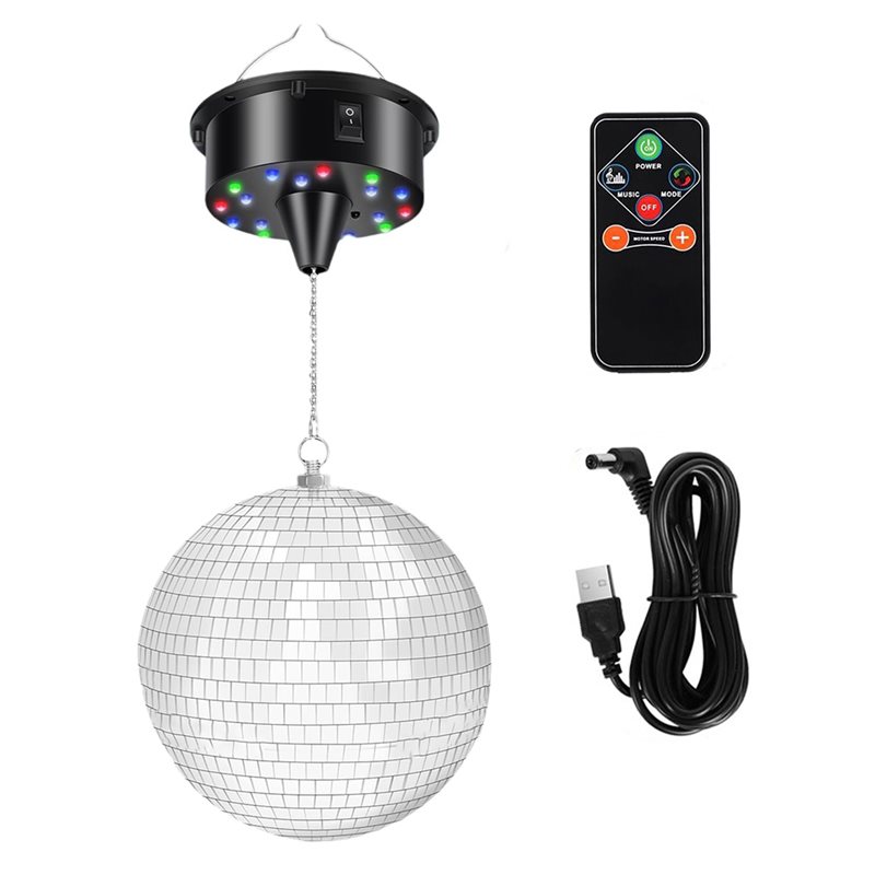 AT41 2 Set 7.8 Inch Hanging Di - Disco Ball Mirror 评论和价格