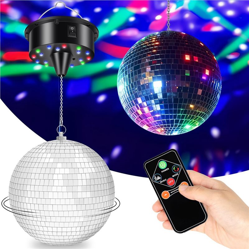 AT41 2 Set 7.8 Inch Hanging Di - Disco Ball Mirror 评论和价格