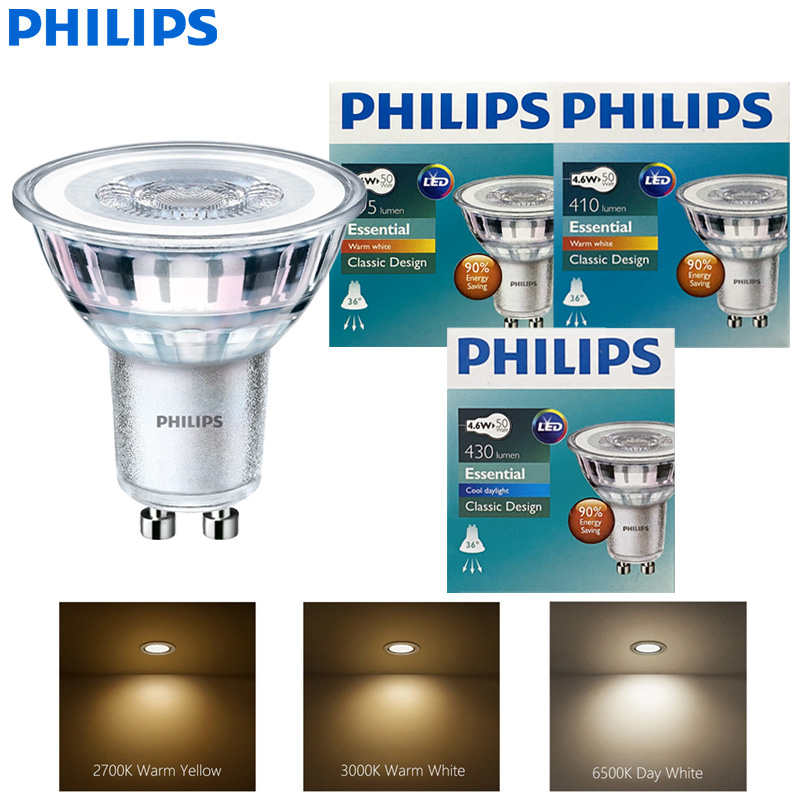 Philips GU10 PAR16 LED Spot Li - Philips Bulb Led Classic 评论和价格