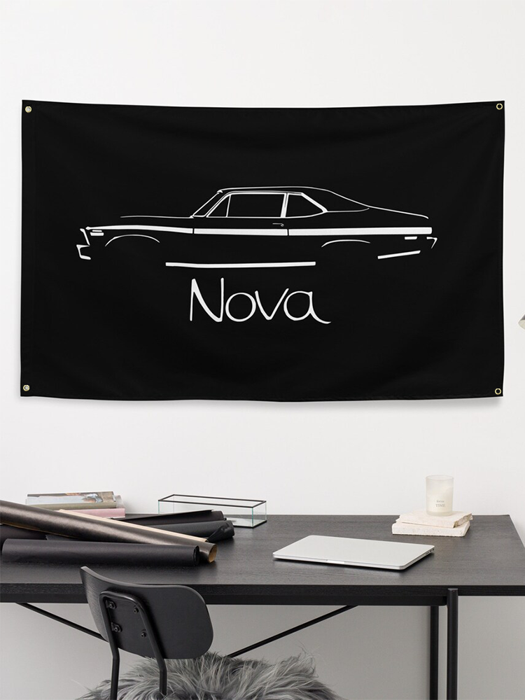 1972 Nova Black Silhouette Ame - Nova Decor & Lighting Vase Glass Brun 26Cm 评论和价格