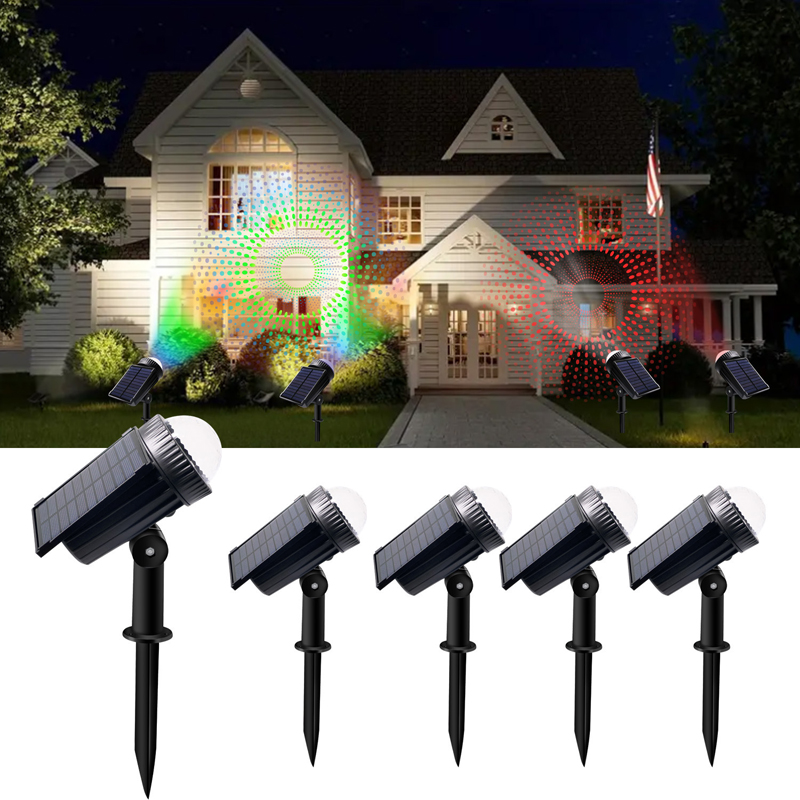 Outdoor Solar Projection Drip  - Wall Decor Lighting Tree 评论和价格
