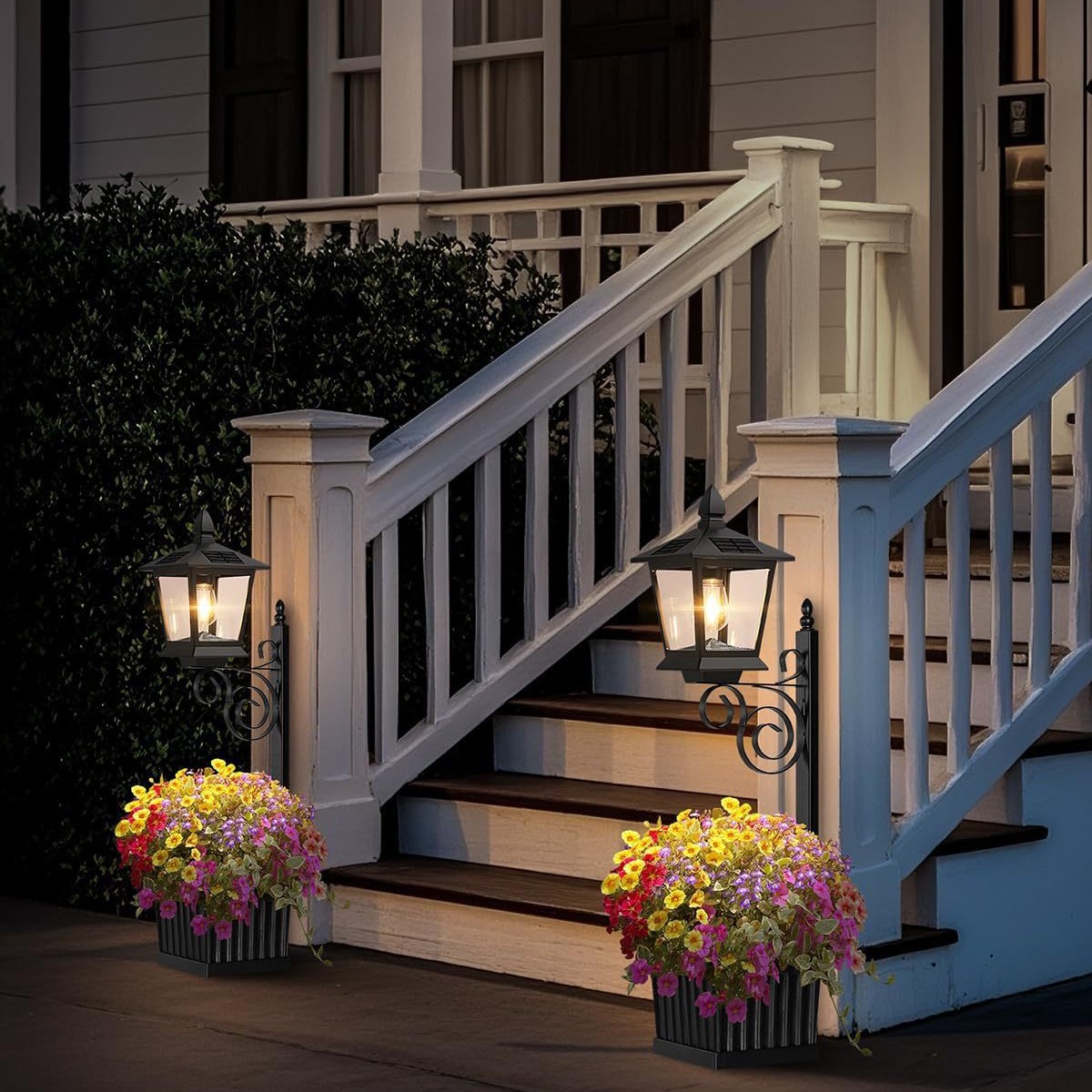 2 in 1 Solar Planter Lamp Wate - Wall Decor Lighting 评论和价格