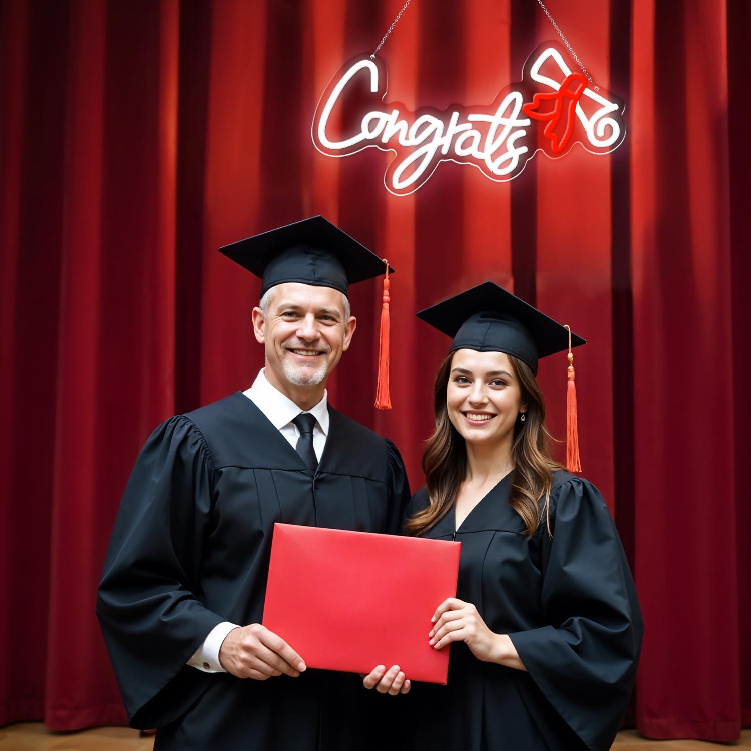 Congrats Graduation Neon Sign  - Wall Decor Lighting 评论和价格