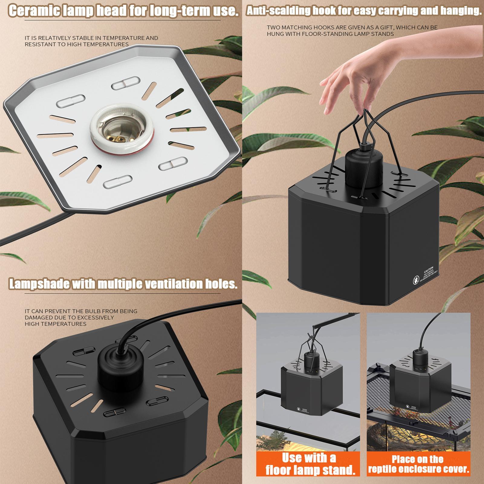 Heat Lamp Cover For Reptiles T - Gecko Lighting & Decor 评论和价格