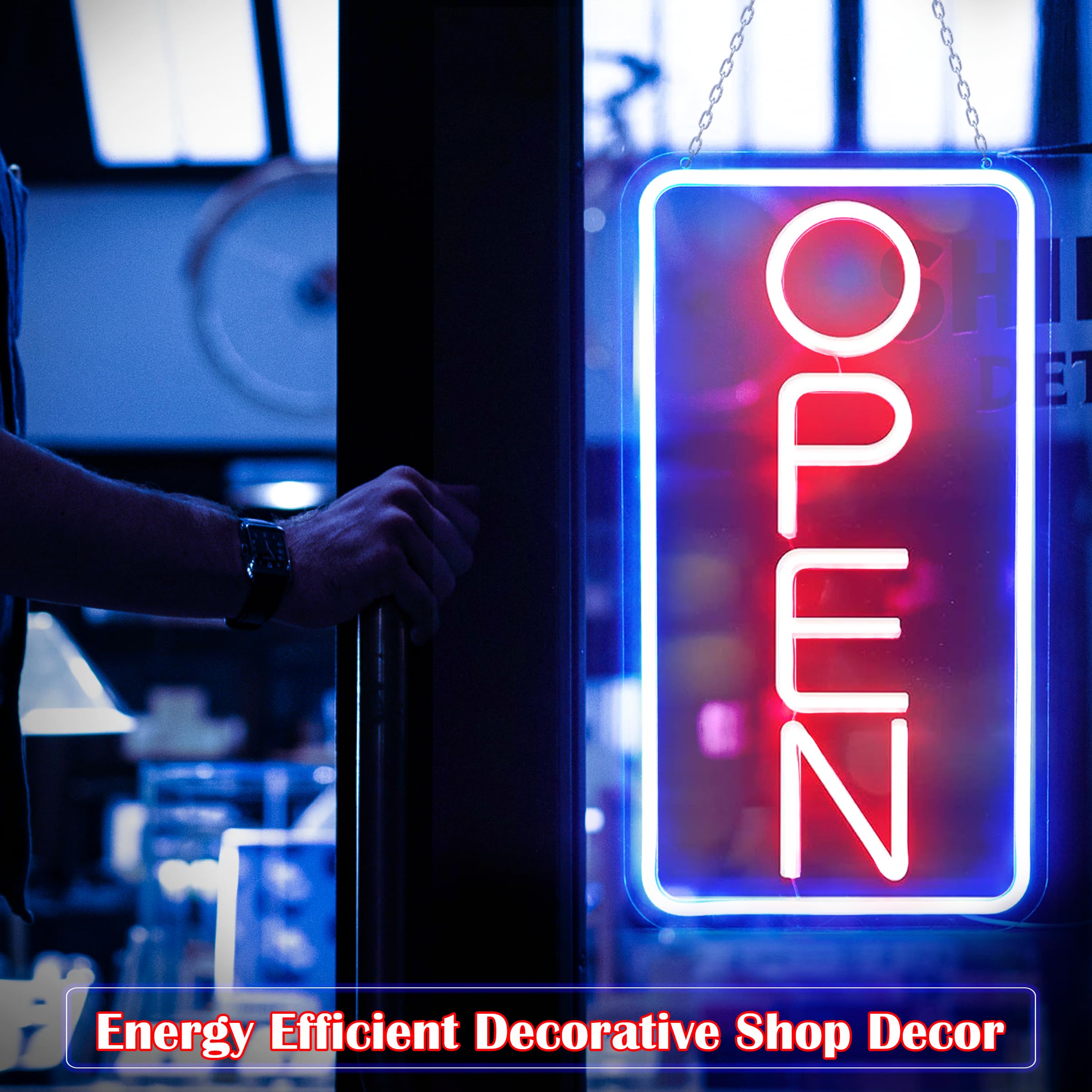 LED Neon Open Sign, Business H - Decor Lighting Opening Hours 评论和价格