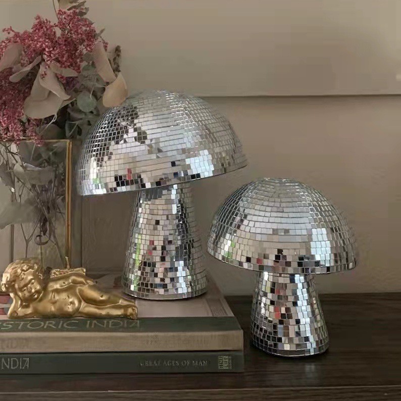 Mushroom Disco Ball Mirrored G - Disco Ball Mirror 评论和价格
