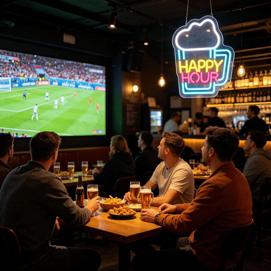Happy Hour Beer Mug LED Wall L - Decor Lighting Opening Hours 评论和价格