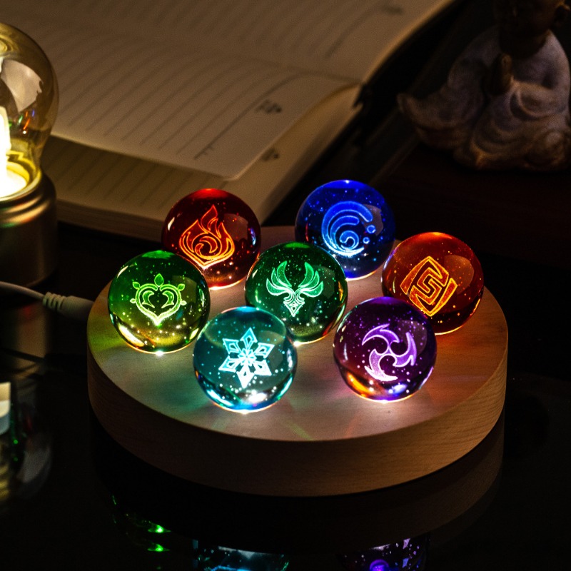2026 New Genshin Impact 6cm 4c - Elements Lighting Decor 评论和价格