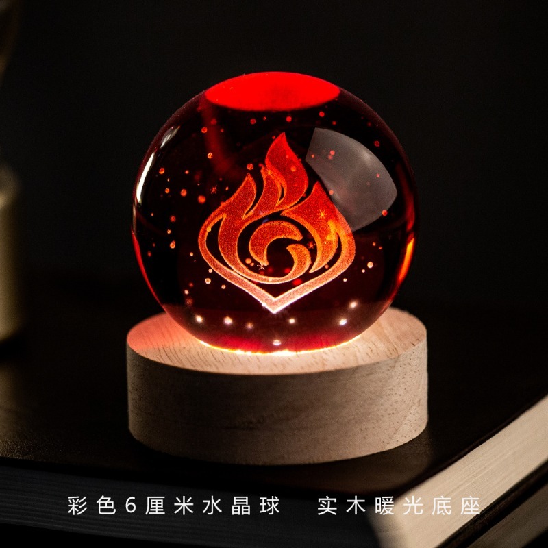 2026 New Genshin Impact 6cm 4c - Elements Lighting Decor 评论和价格