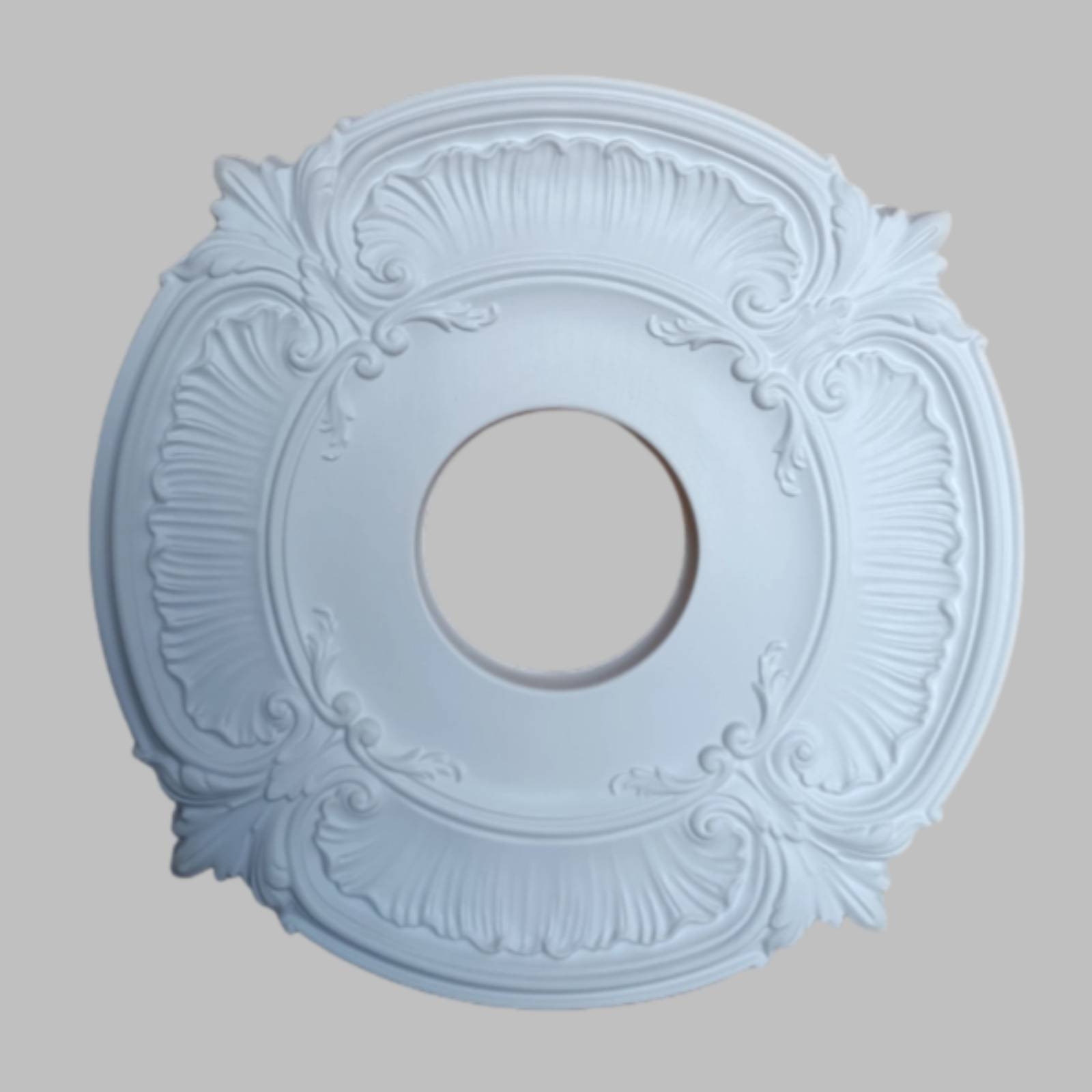 Round PU Ceiling Medallion Fre - Lighting Design Decor 评论和价格