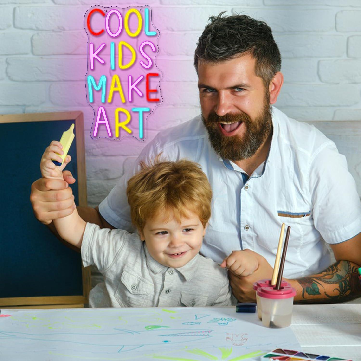 Cool Kids Make Art Neon Sign U - Wall Decor Lighting 评论和价格