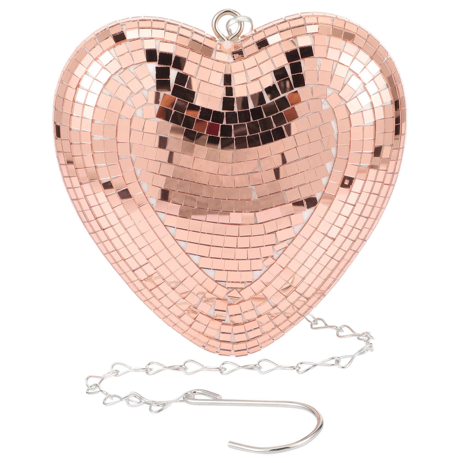 Hanging Heart Disco Ball Decor - Disco Ball Mirror 评论和价格