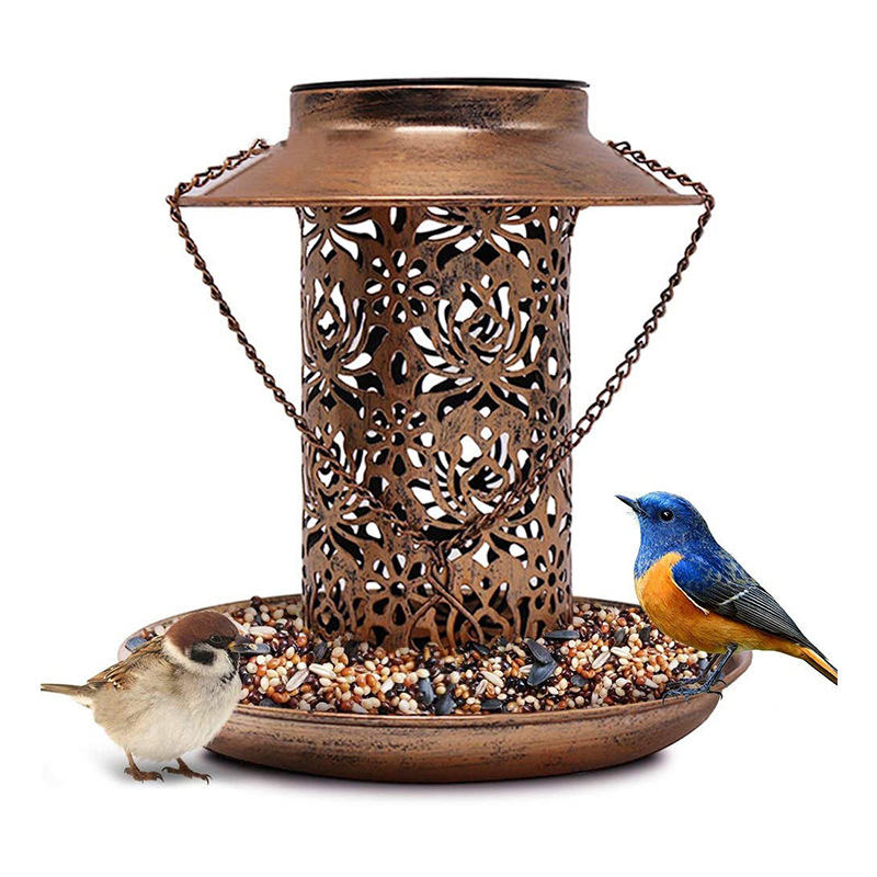 Hanging Bird House Metal Outdo - Outdoor Lighting Decor Ideas 评论和价格