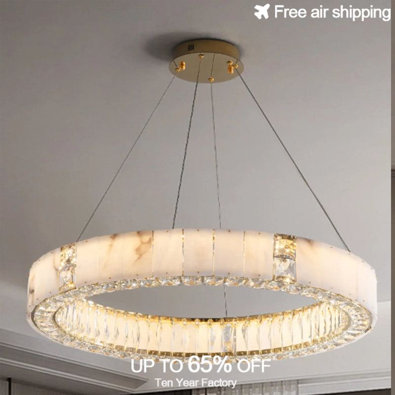 Gold Black Modern LED Chandeli - Elements Lighting Decor 评论和价格